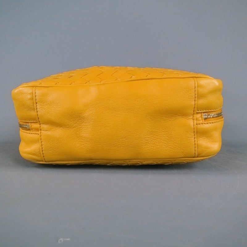 Women's BOTTEGA VENETA Yellow Leather Mini Handbag