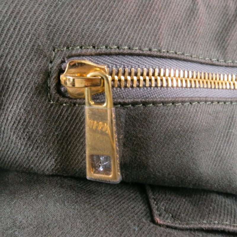 MARC JACOBS Brown Leather Top Handles Lock & Key Handbag 6
