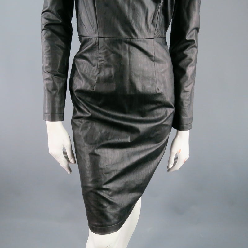 leatherette dresses