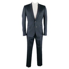 Brand New PAUL SMITH 42 Regular Navy Wool Notch Lapel Suit