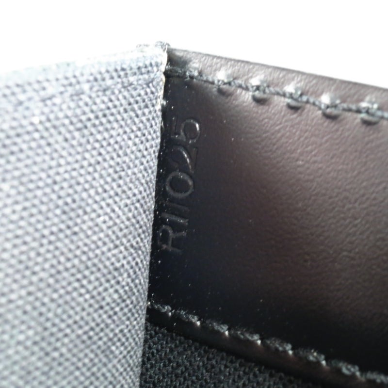 LOUIS VUITTON Black NEO ROBUSTO 2 Taiga Textured Leather Briefcase Bag 5