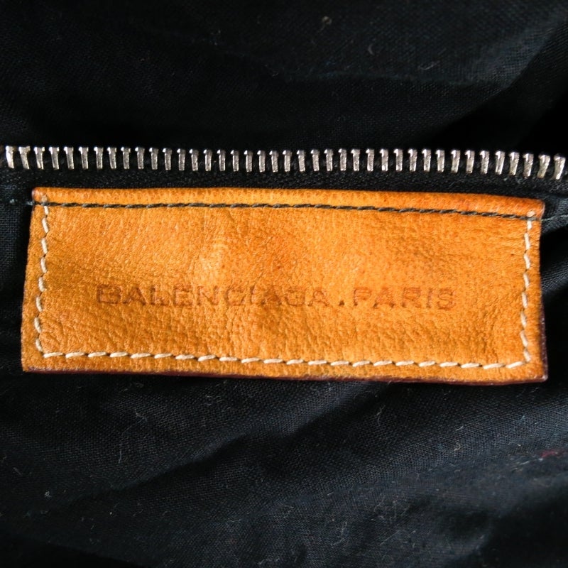 BALENCIAGA Beige Camel Patina Leather Duffle Bag 2