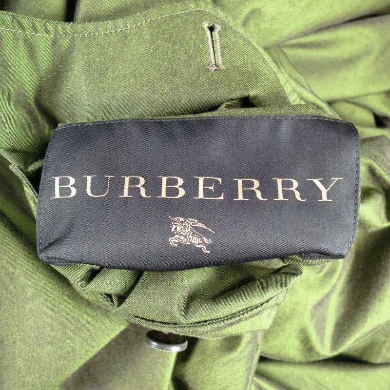 BURBERRY PRORSUM 42 Hunter Green Wool / Cashmere Two Toned Reversible Coat 6