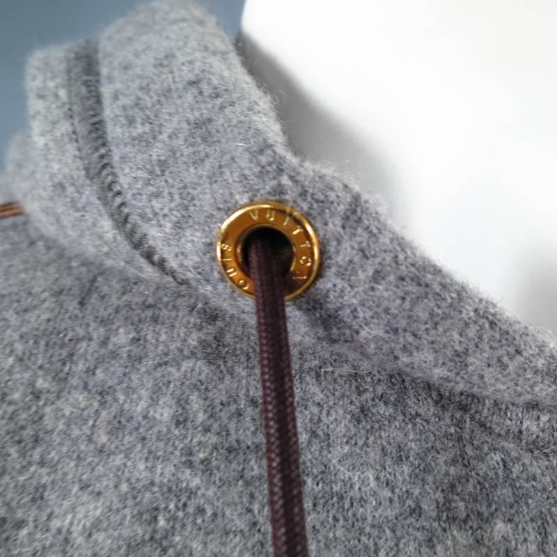 lv grey hoodie