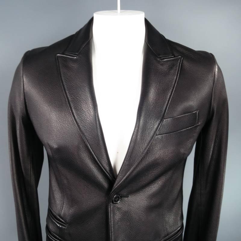 hermes leather coat