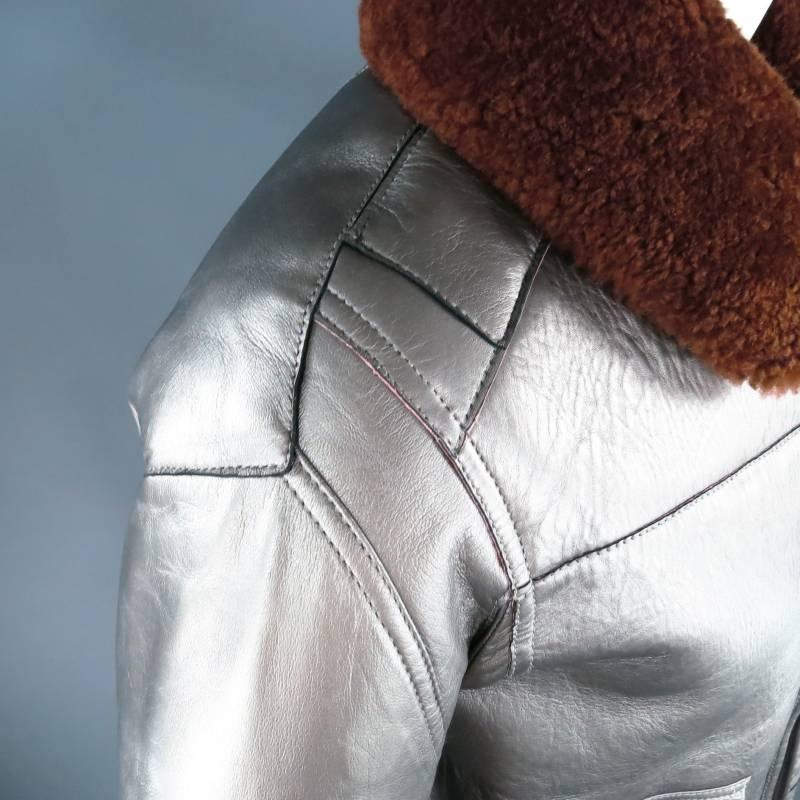 metallic jacket mens