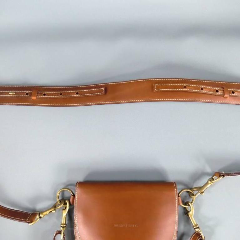 MICHAEL KORS Brown Leather Multi-Strap Satchel Shoulder Bag at 1stdibs
