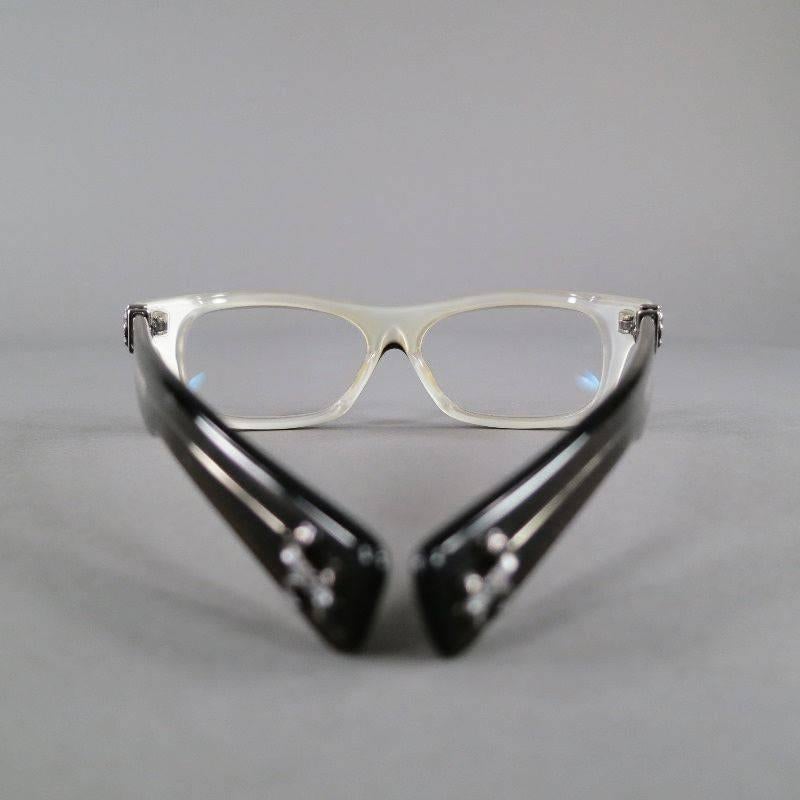 chrome hearts glasses silver