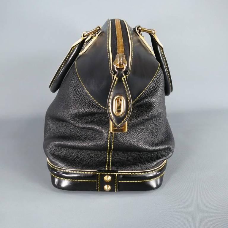 LOUIS VUITTON Handbag M91887 Rock It PM Suhari leather Black Women Use –