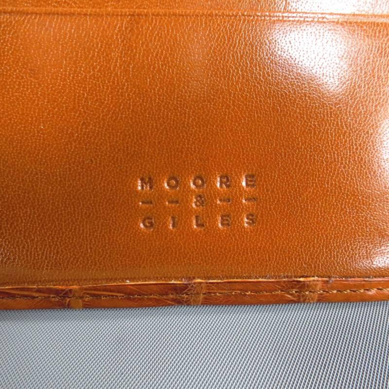 MOORE & GILES Brand New Tan Alligator Skin Men's Wallet 4
