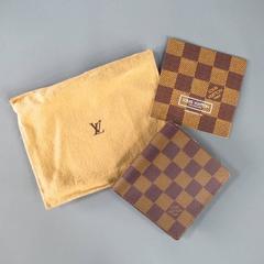 LOUIS VUITTON Brown Damier Canvas 1896-1996 Anniversaire Bifold Wallet