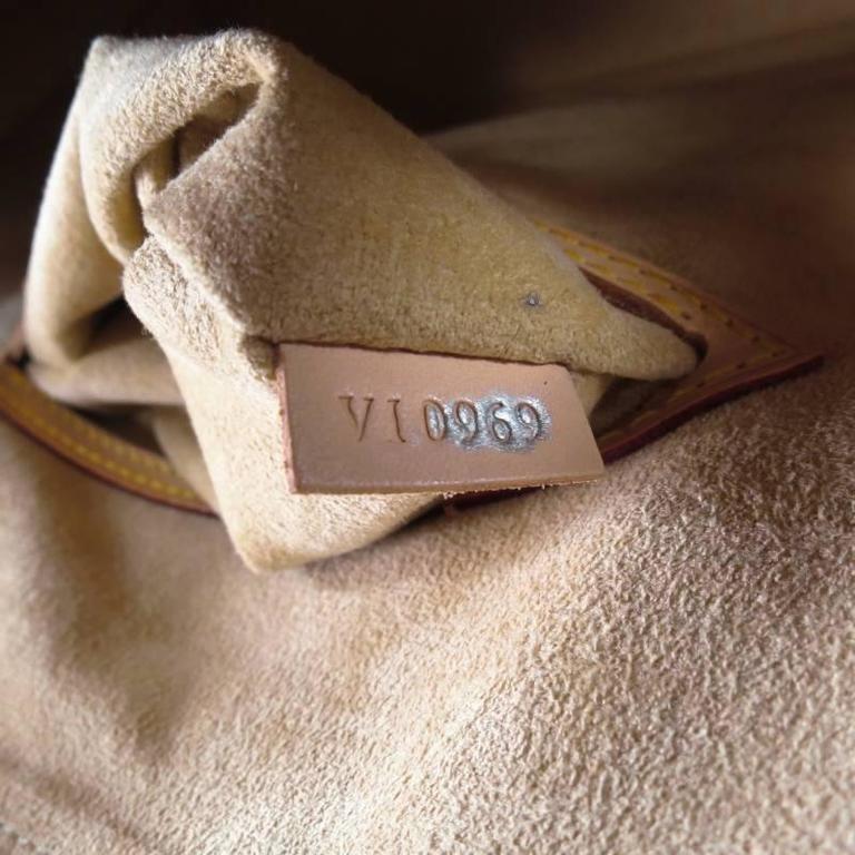 LOUIS VUITTON Natural Vachetta Patina Leather ALMA PM Top Handles Bag at 1stdibs
