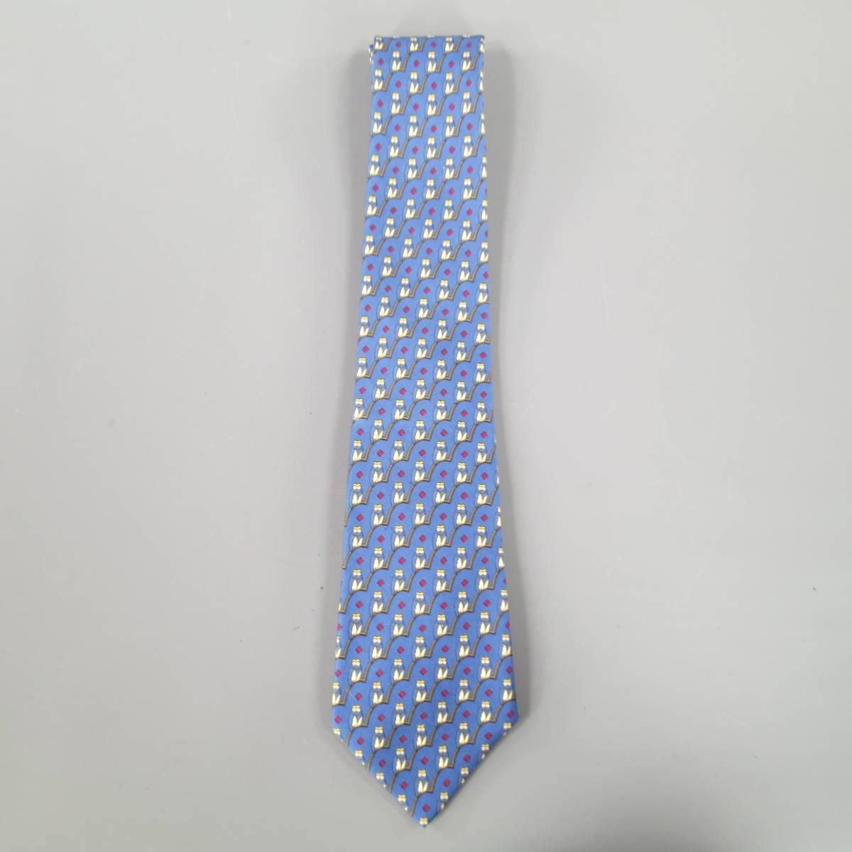 hermes owl tie