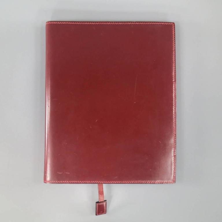Hermes Vintage Burgundy Leather Address Book at 1stDibs hermes address book, vintage address
