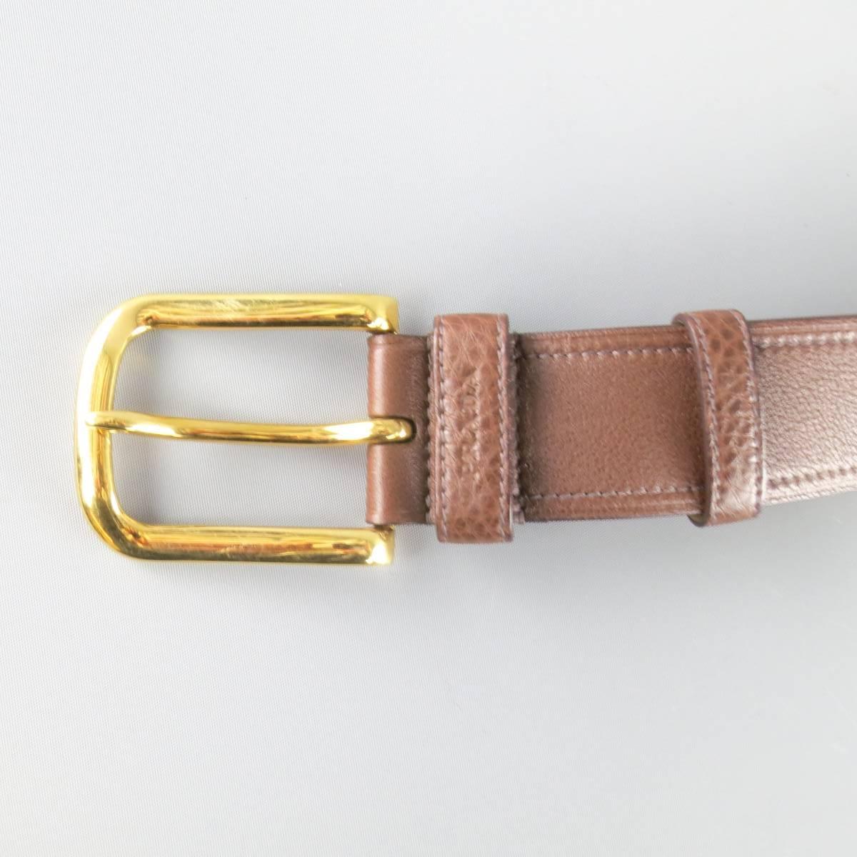 prada leather belt