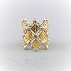 Louis Vuitton with Pharrell and Camille Miceli Gold and Silver Blason Ring