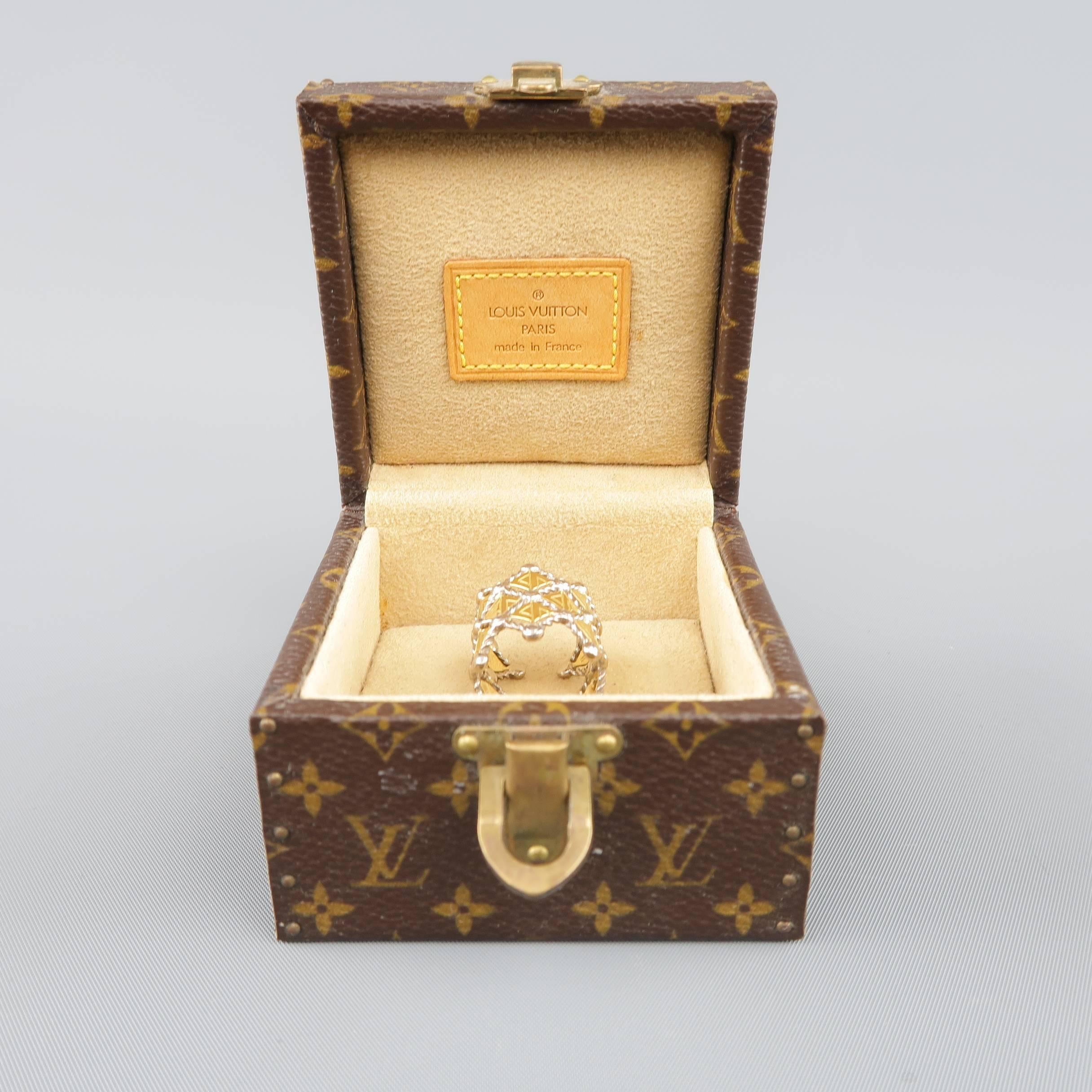 Louis Vuitton with Pharrell and Camille Miceli Gold and Silver Blason Ring  2