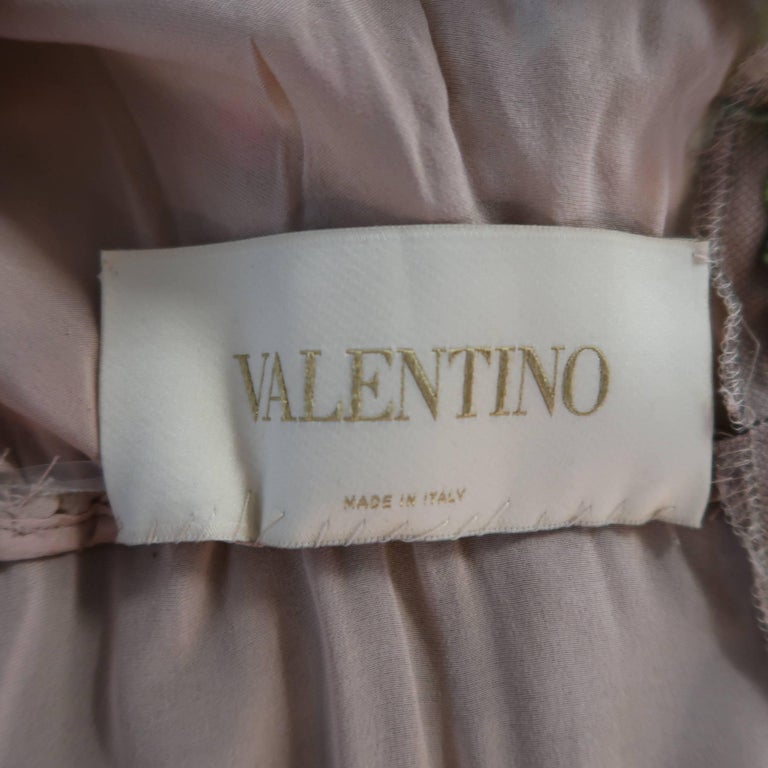 Valentino Silk Floral Bird Embroidered Cocktail Dress, Resort 2016 ...