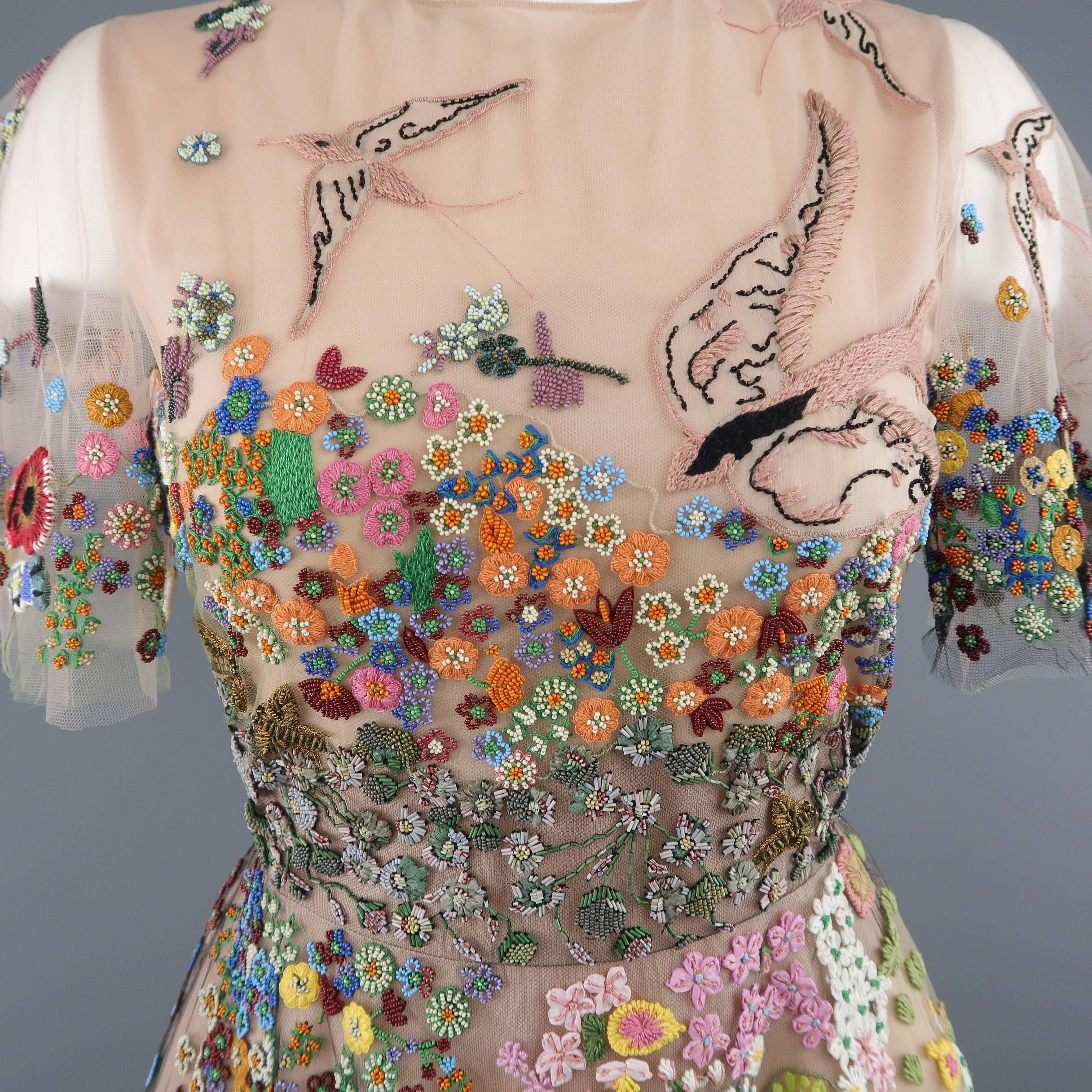 valentino bird dress