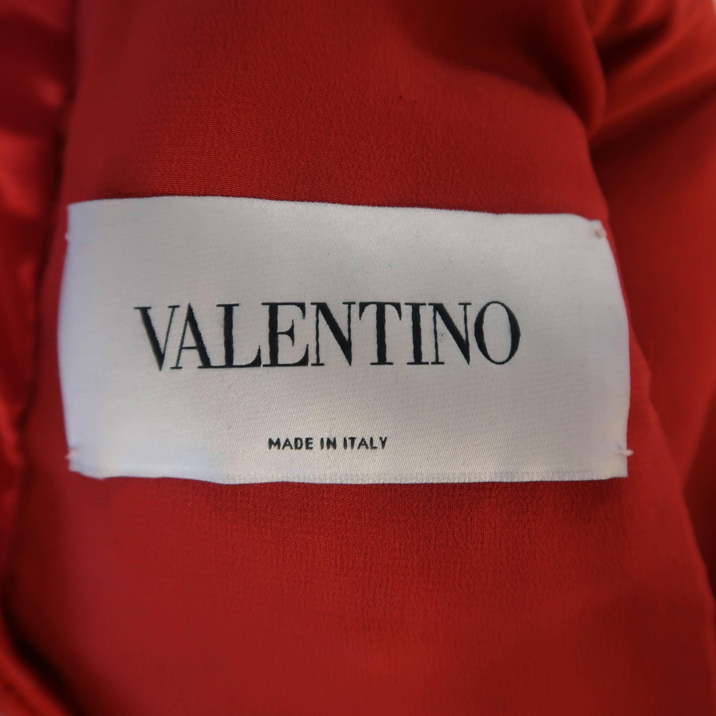 Valentino Red Leather Dress - 50th Anniversary - Fall 2012 Runway - Retail $9800 6