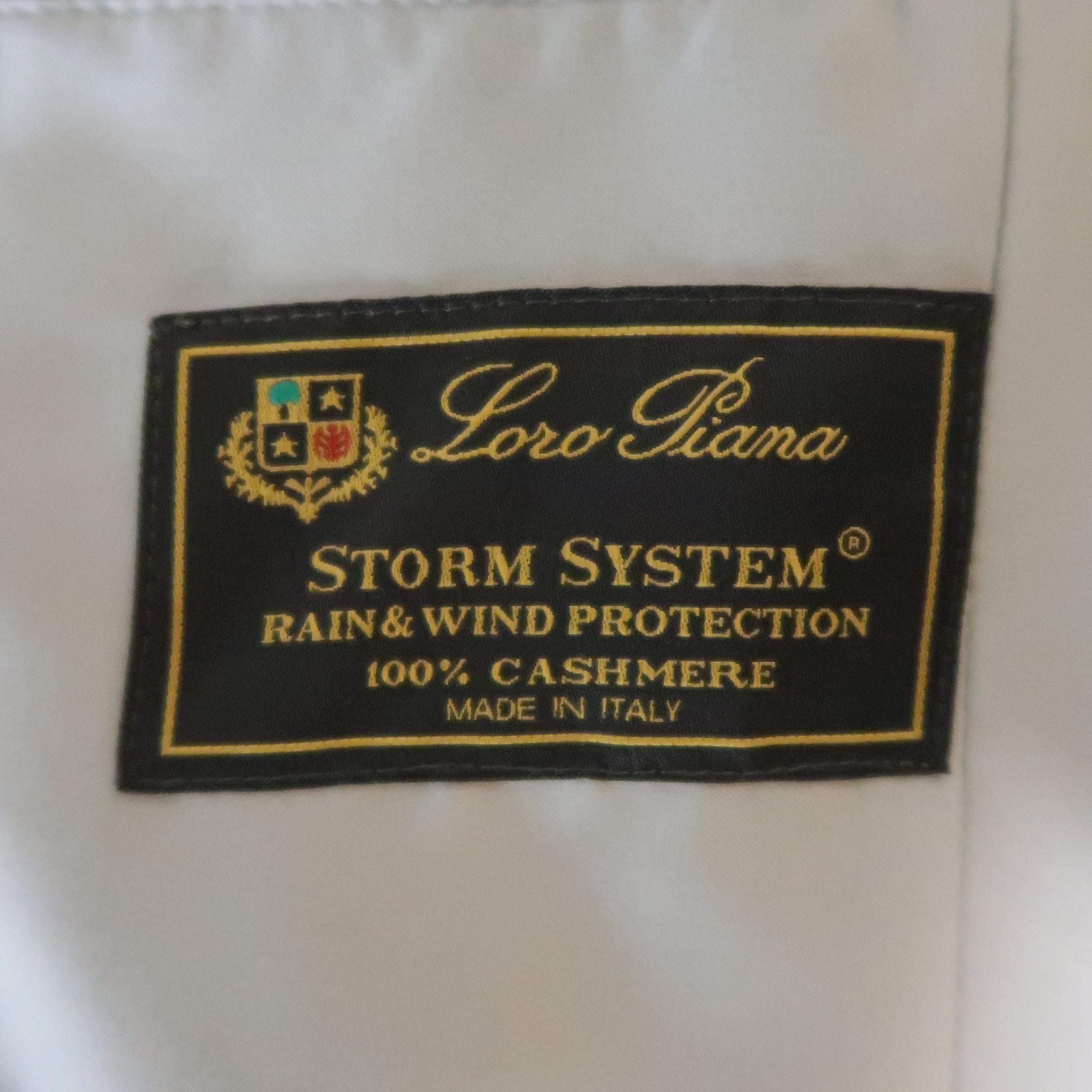 LORO PIANA XL Oatmeal Solid Cashmere Jacket Vest 2