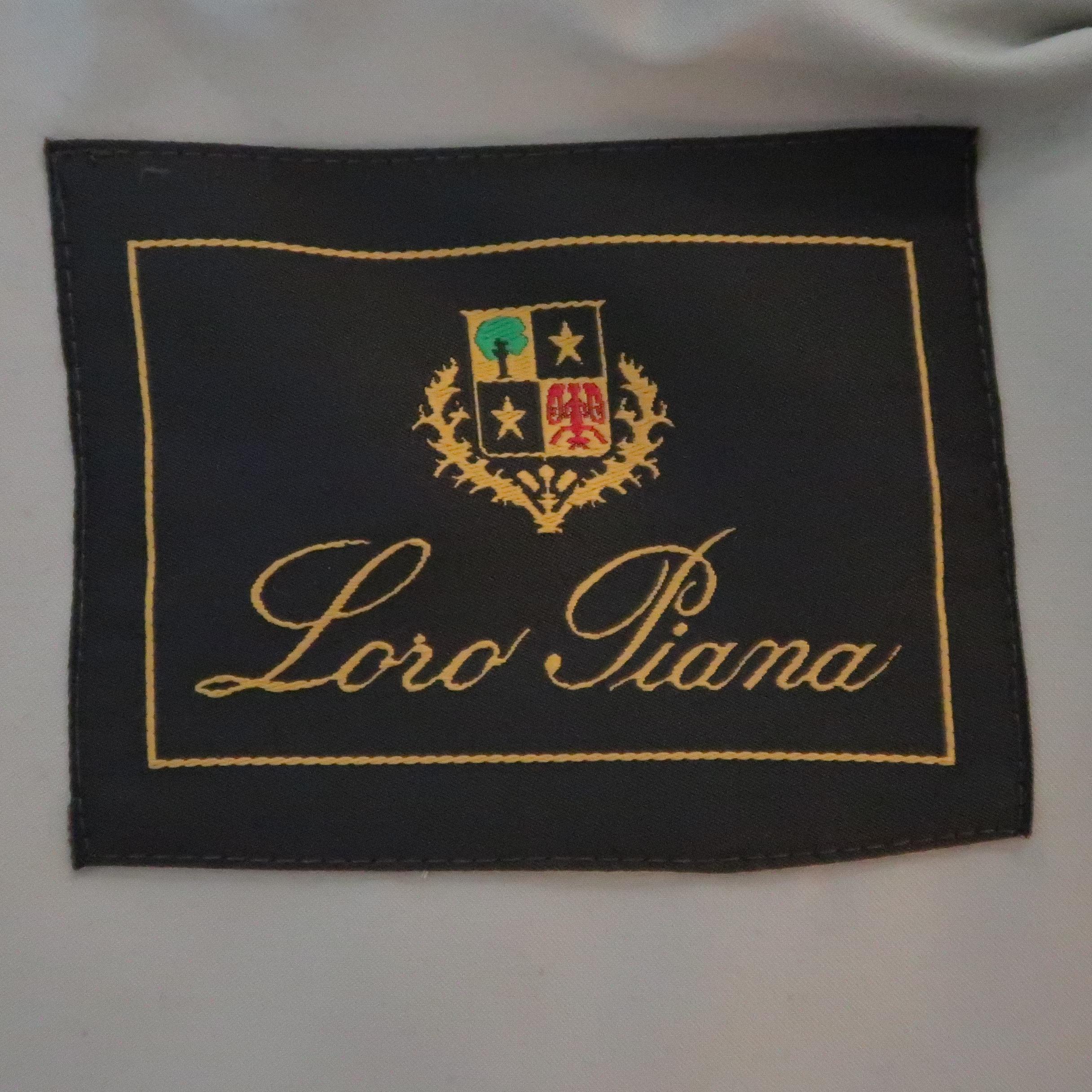 LORO PIANA XL Oatmeal Solid Cashmere Jacket Vest 4