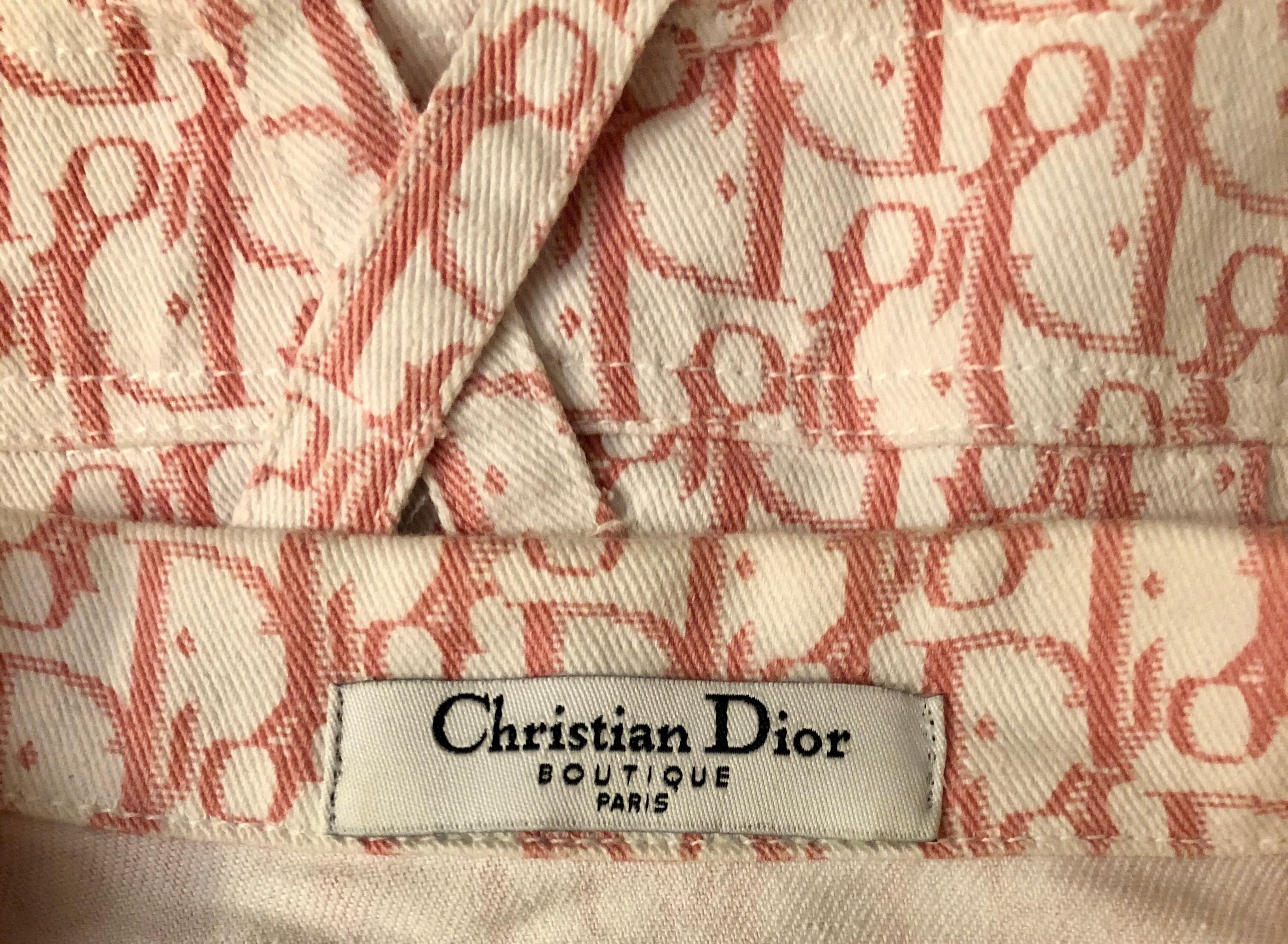 dior pink monogram jacket