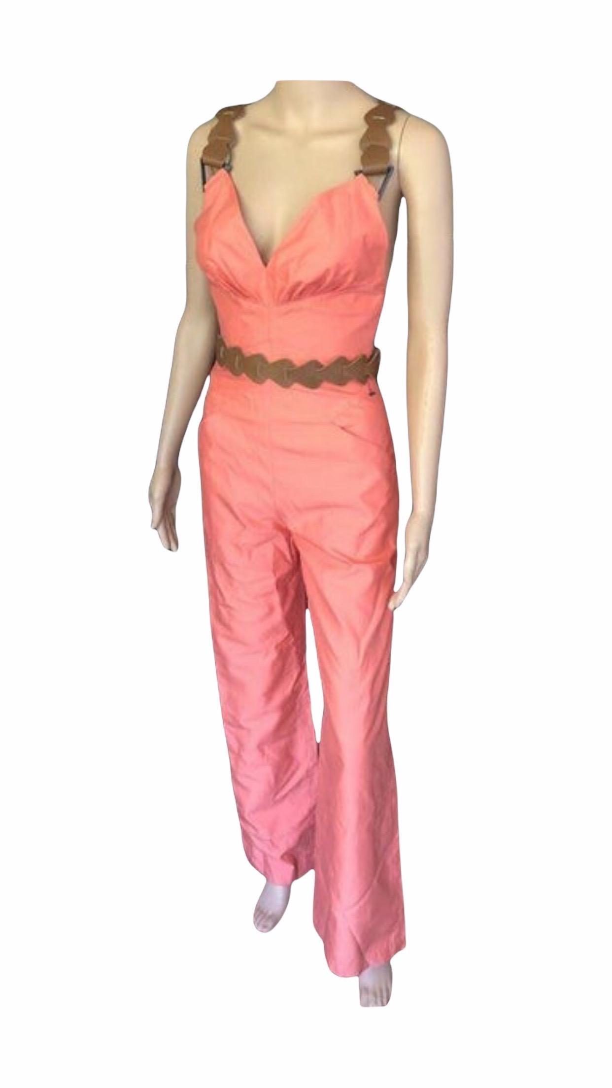Women's Thierry Mugler S/S 2001 Couture Runway Open Back Jumpsuit For Sale