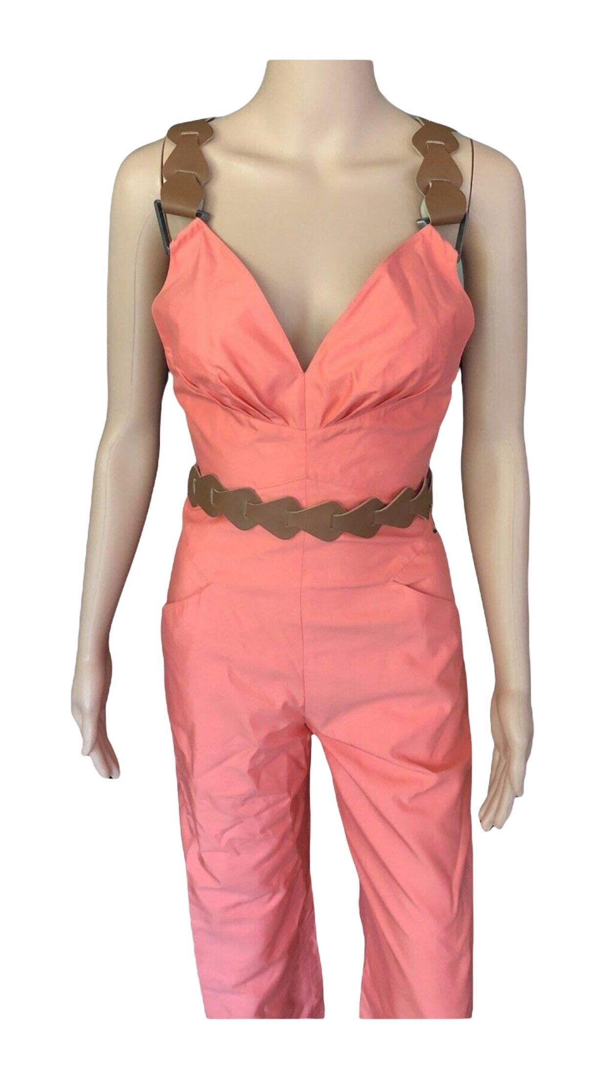 Thierry Mugler S/S 2001 Couture Runway Open Back Jumpsuit For Sale 1