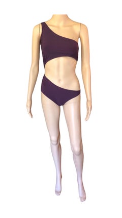 Tom Ford for Gucci S/S 2000 Cutout One Shoulder Bodysuit Swimsuit
