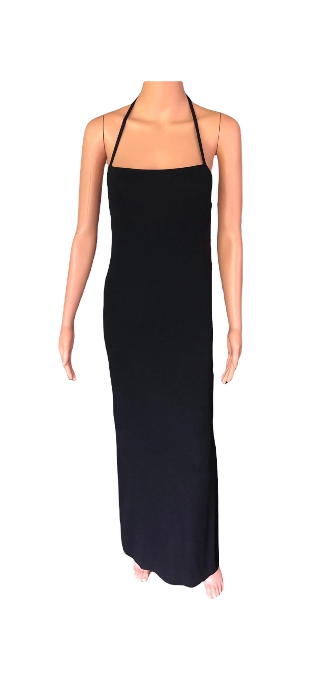 Tom Ford für Gucci S/S 1998 Schwarzes rückenfreies Bodycon-Abendkleid 9