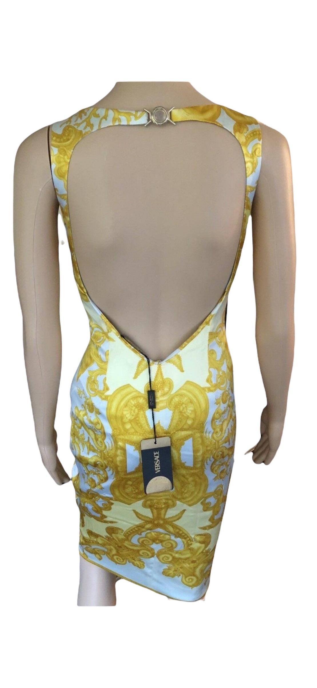 Neu Versace S/S 2005 Laufsteg Kleid mit Rückenausschnitt im Angebot 2