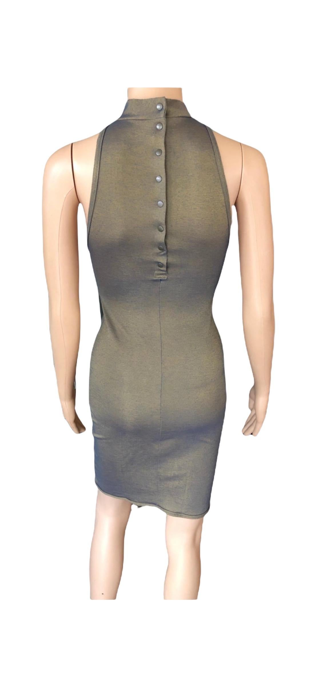 Azzedine Alaia 1990's Vintage Bodycon Mini Dress 1