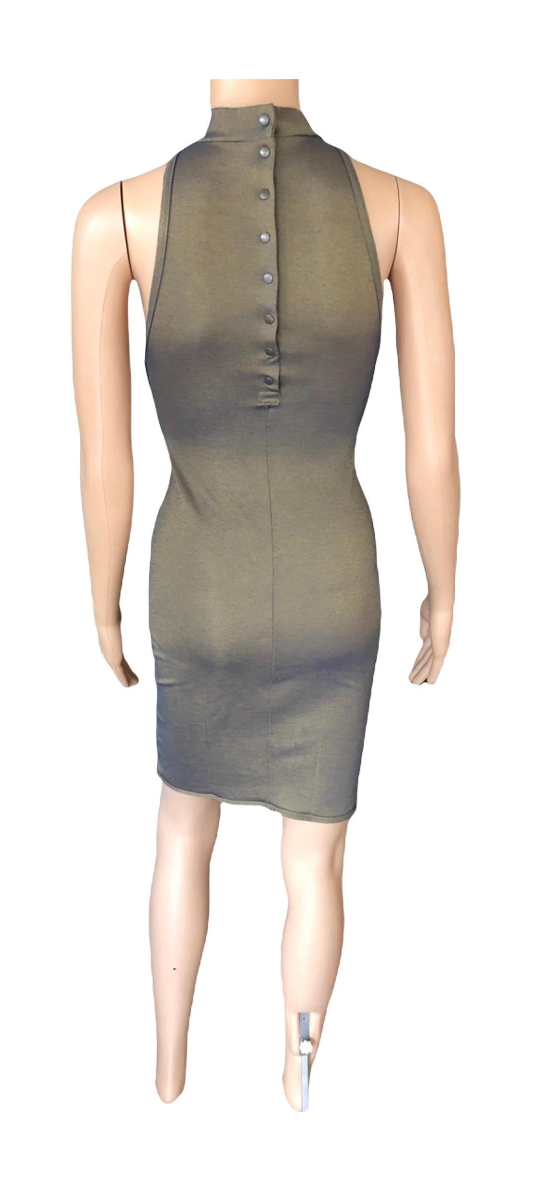 Azzedine Alaia 1990's Vintage Bodycon Mini Dress 3