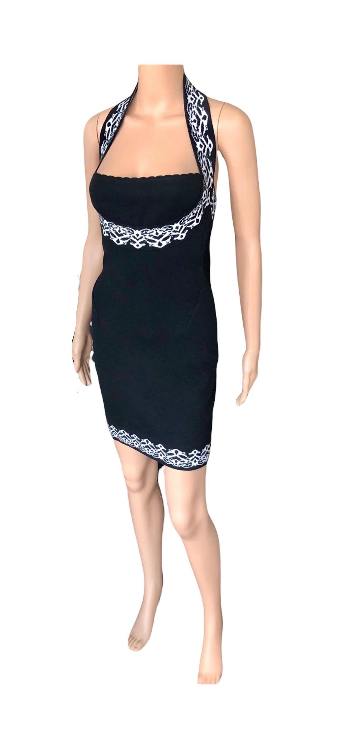 Azzedine Alaia - Ensemble 2 pièces - Robe bustier et boléro, dos ouvert, vintage, printemps-été 1992 en vente 7