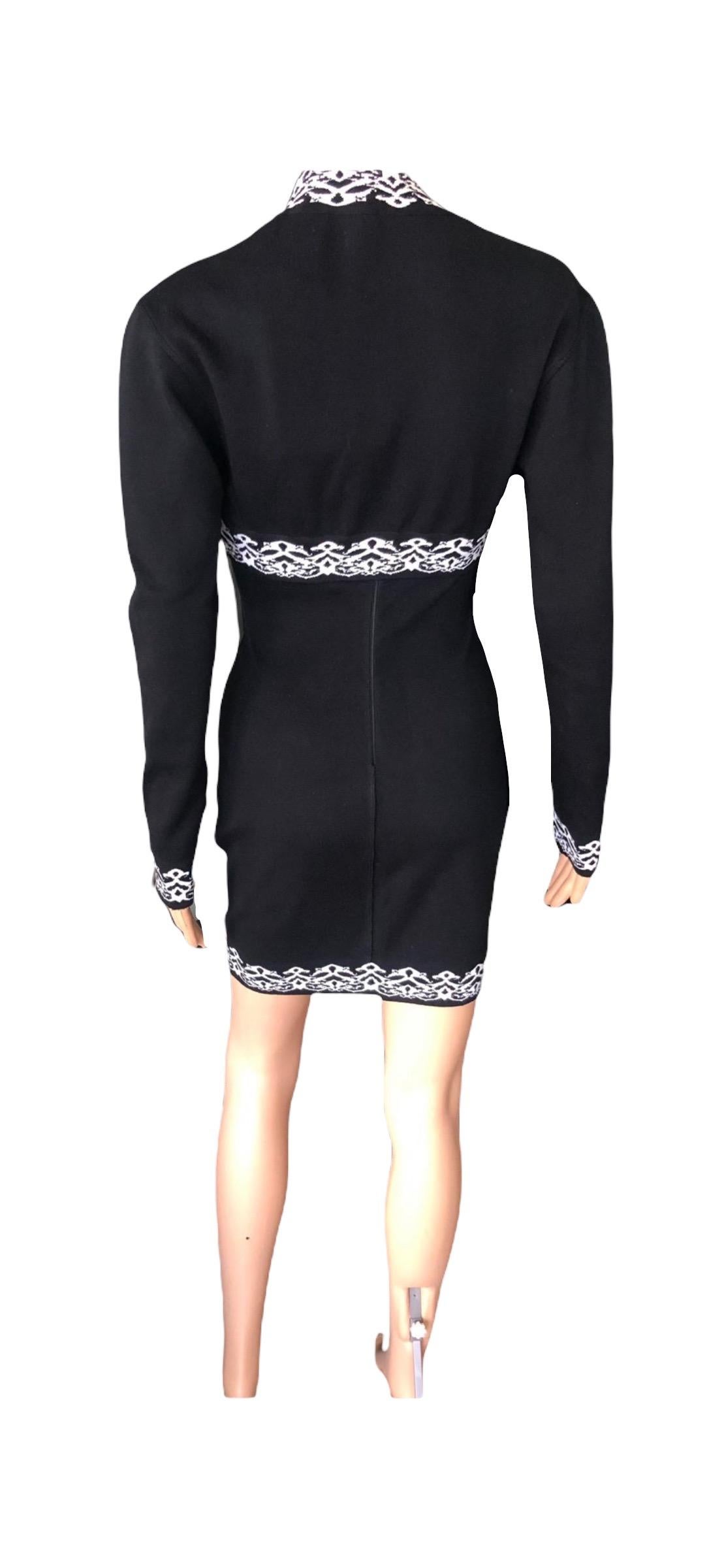Azzedine Alaia - Ensemble 2 pièces - Robe bustier et boléro, dos ouvert, vintage, printemps-été 1992 en vente 14