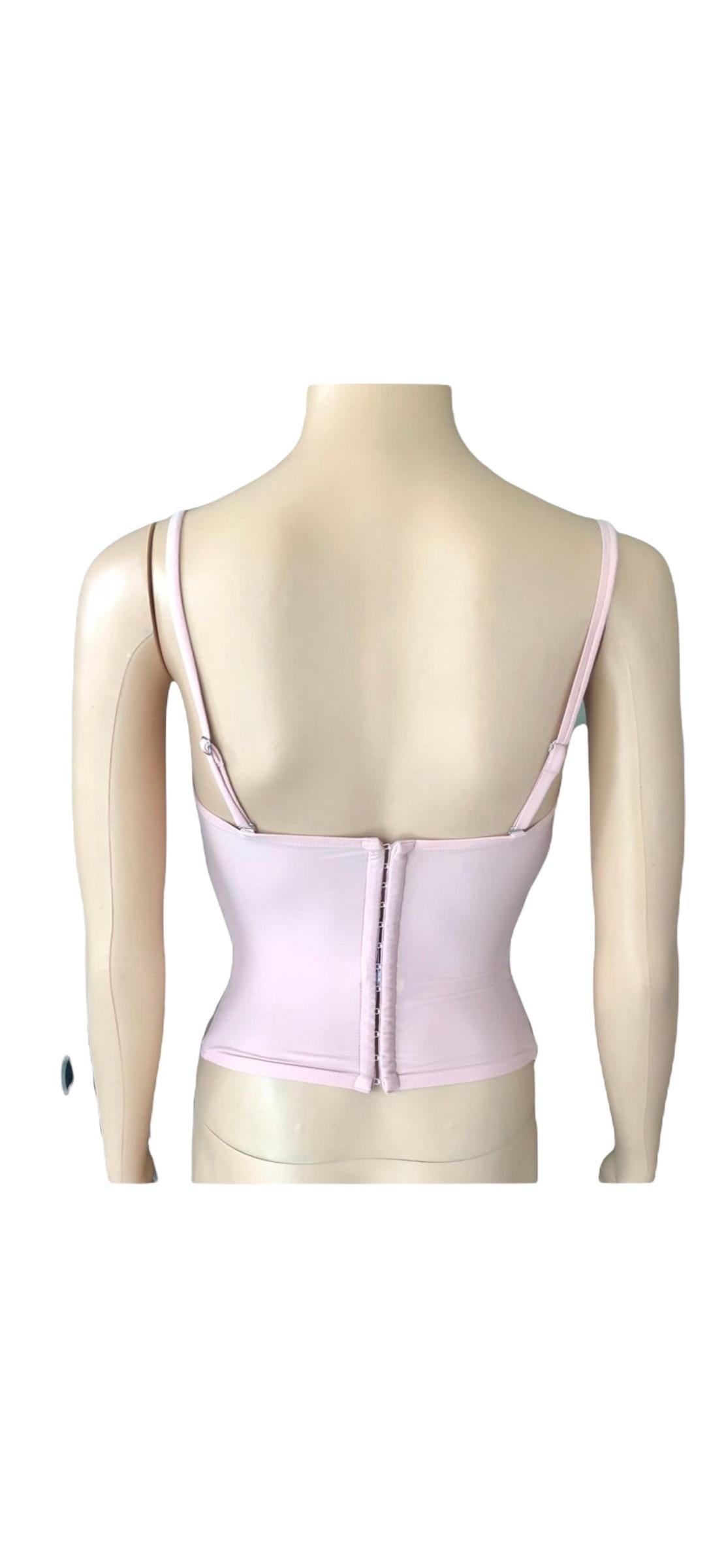 Christian Dior By John Galliano S/S 2006 Unworn Bustier Lace Corset Crop Top For Sale 5