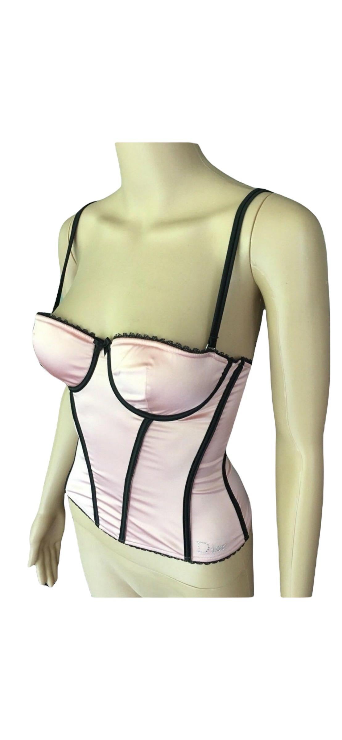 Christian Dior By John Galliano for Christian Dior - P/E 2002 - Top Bustier e Gonna 2 Pezzi Non Indossato 12