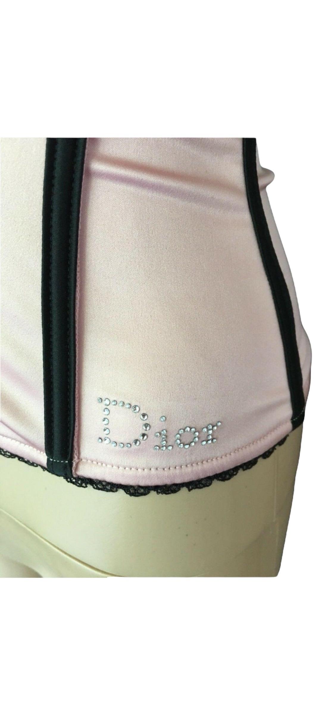 Christian Dior By John Galliano S/S 2002 Unworn Bustier Top & Skirt 2 Piece Set 11