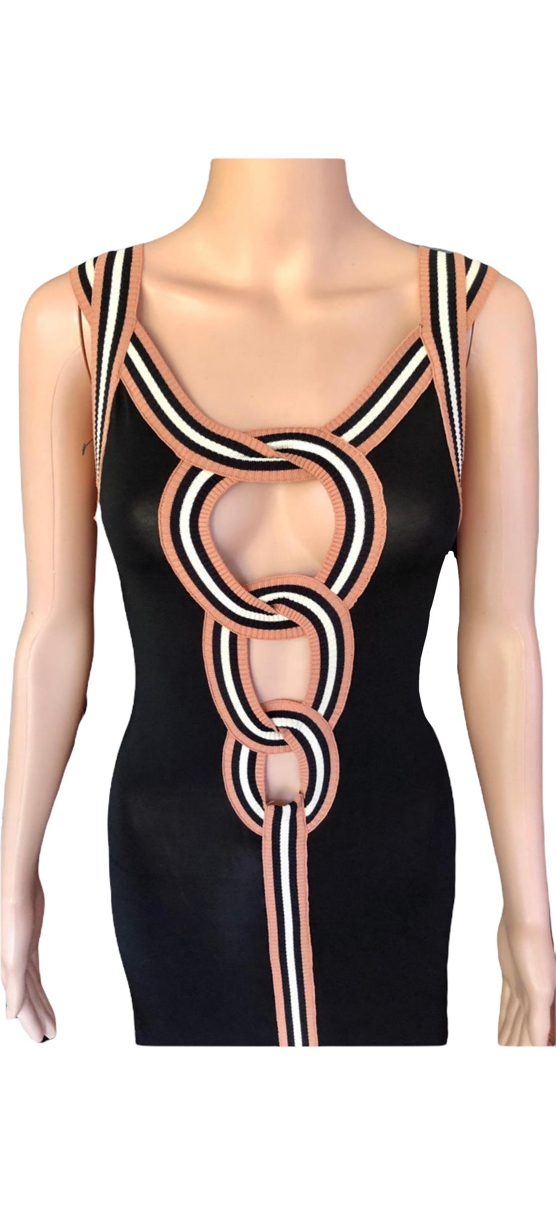 Jean Paul Gaultier Vintage Cutout Bodycon Maxi Dress 12