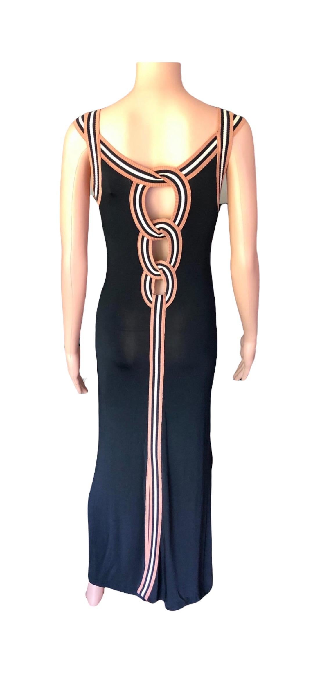 Jean Paul Gaultier Vintage Cutout Bodycon Maxi Dress 15