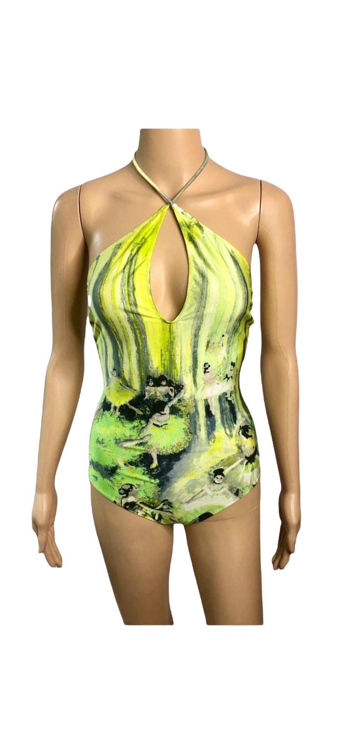 Jean Paul Gaultier Soleil S/S 2004 Degas Ballet Bodysuit Swimwear Swimsuit For Sale 4