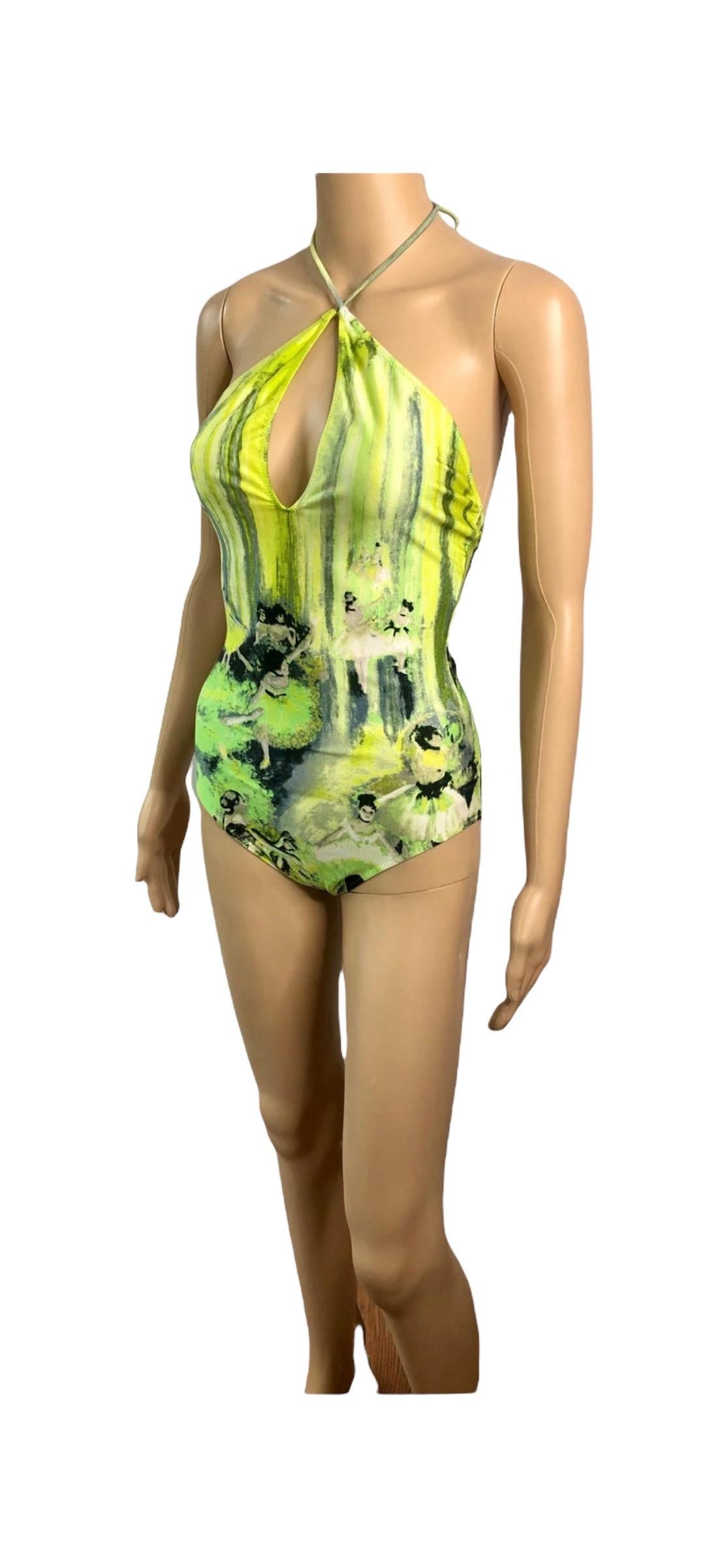Jean Paul Gaultier Soleil S/S 2004 Degas Ballet Bodysuit Swimwear Swimsuit For Sale 6