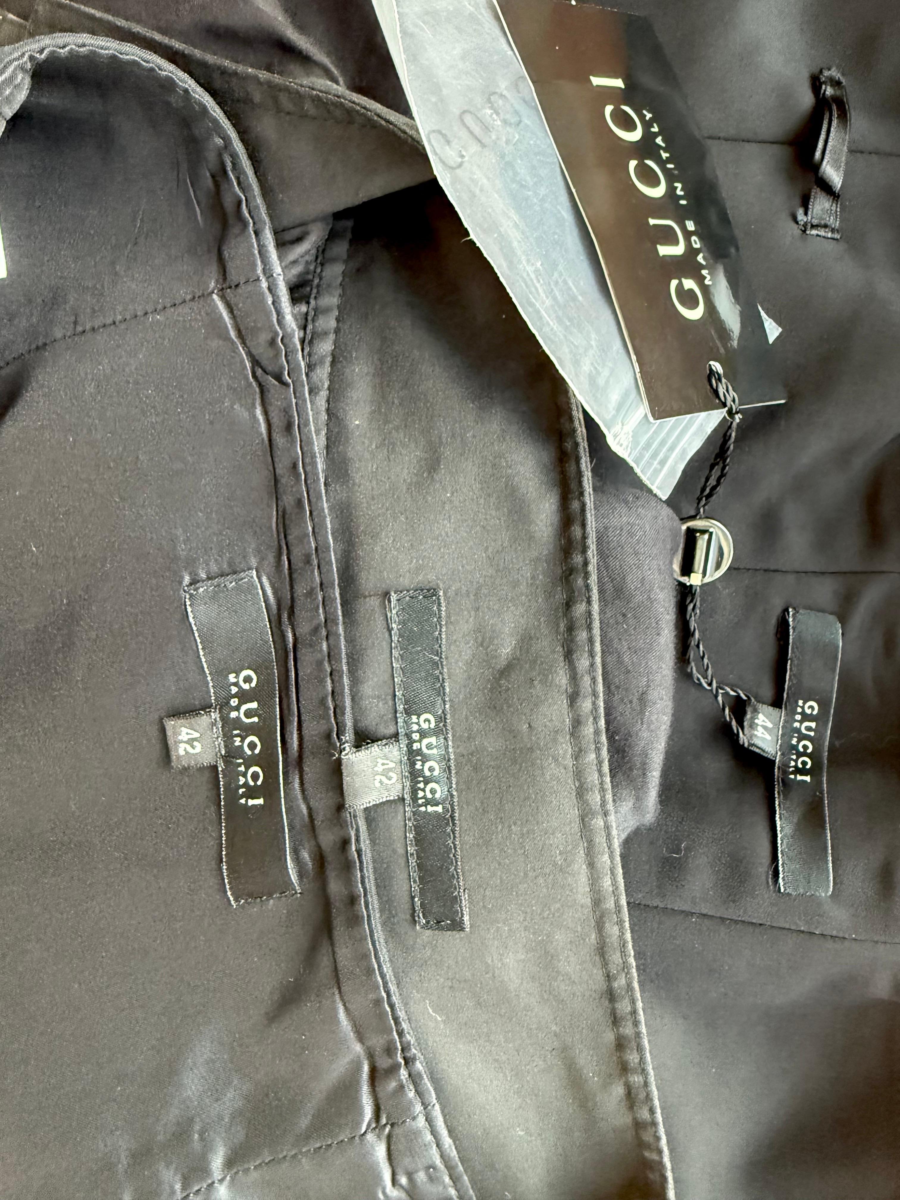 Tom Ford for Gucci F/W 2003 Corset Belt &Jacket Top & Skirt 3 Piece Set Ensemble en vente 14