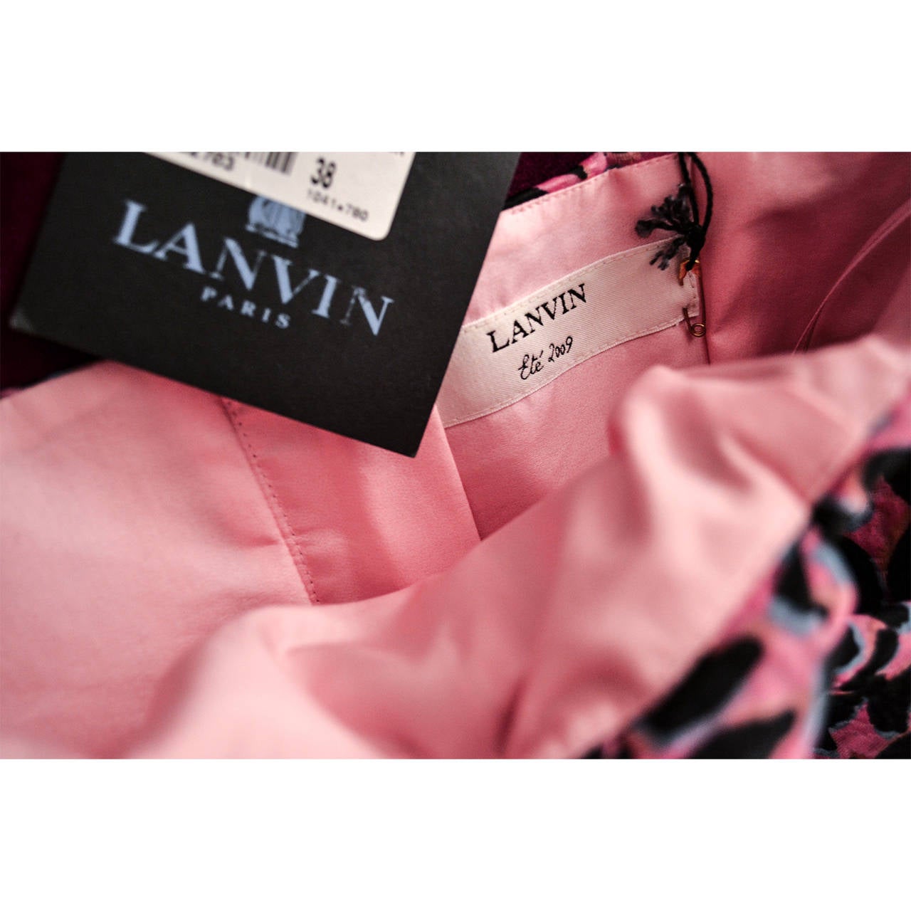 Women's LANVIN Leopard Print Cocktail Dress For Sale