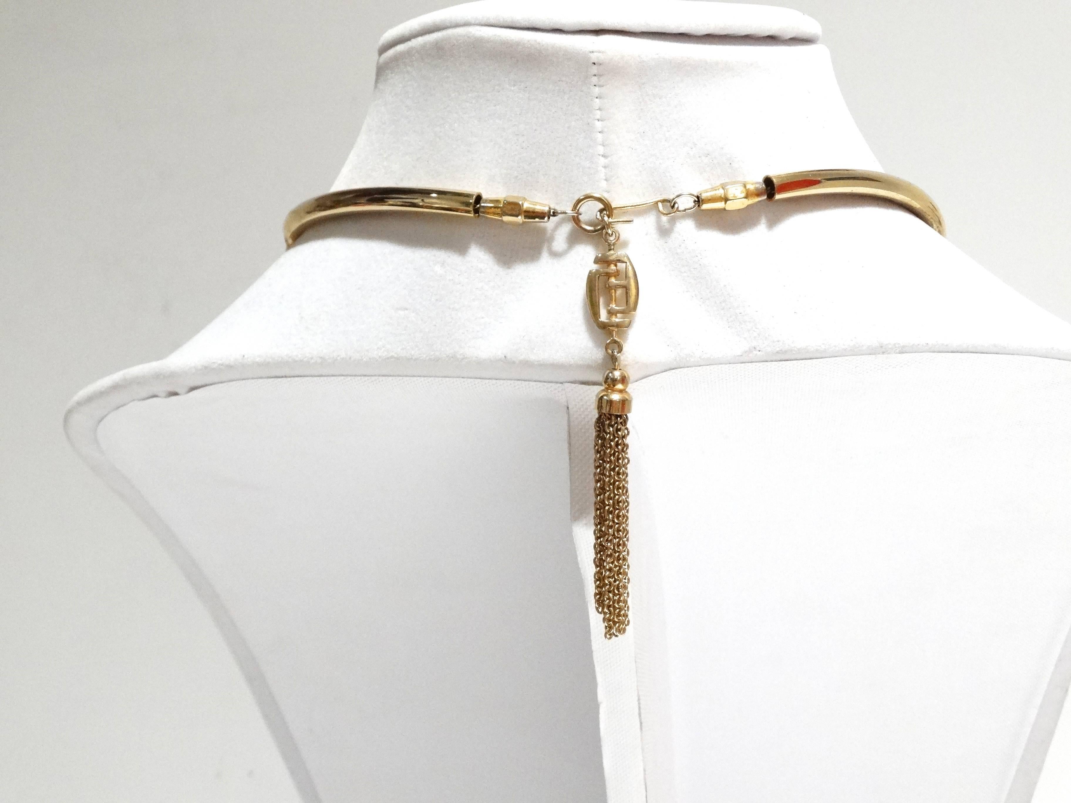 Emilio Pucci Gem Collar Necklace, 1980s  For Sale 1