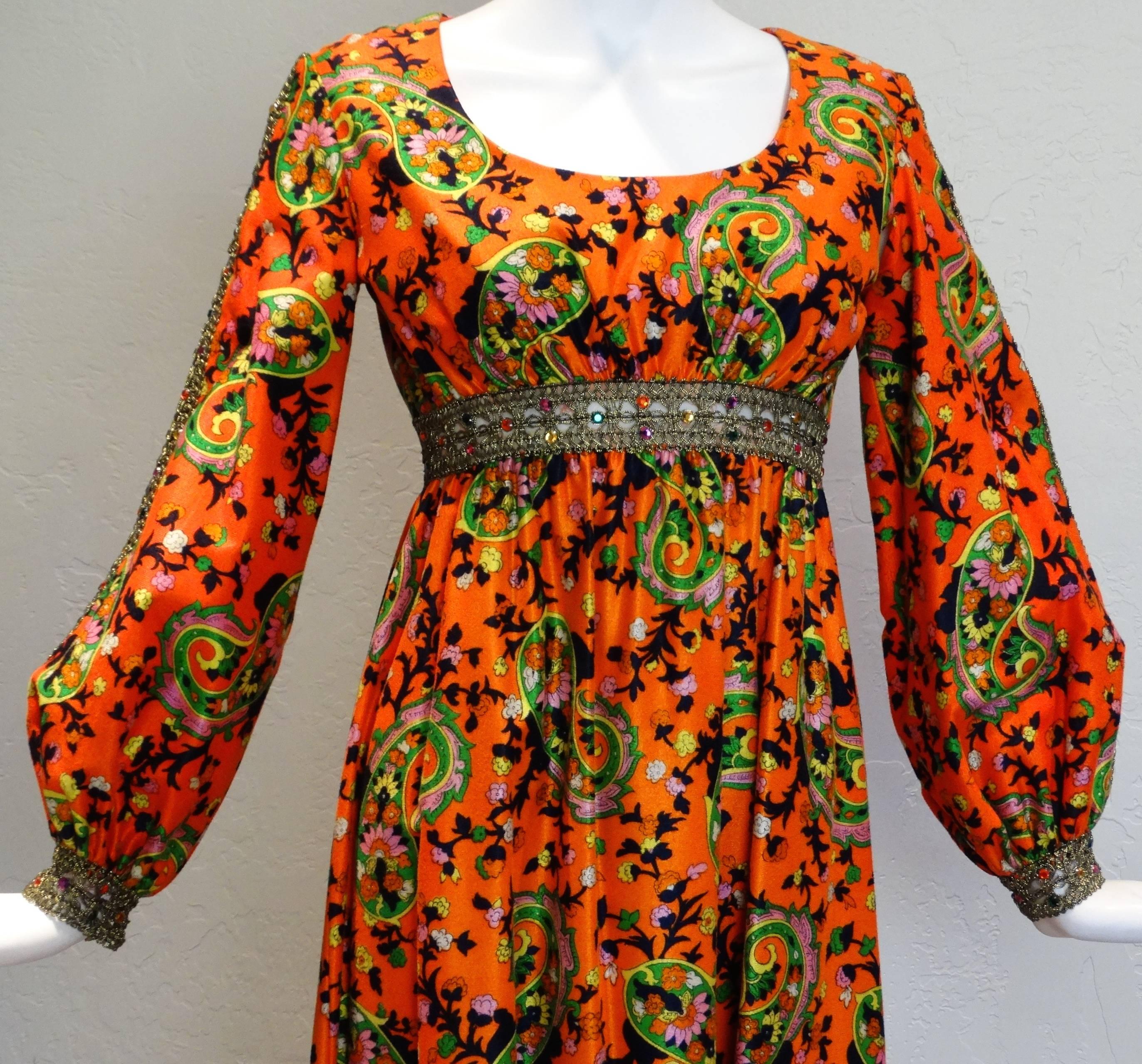 1960s maxi dress