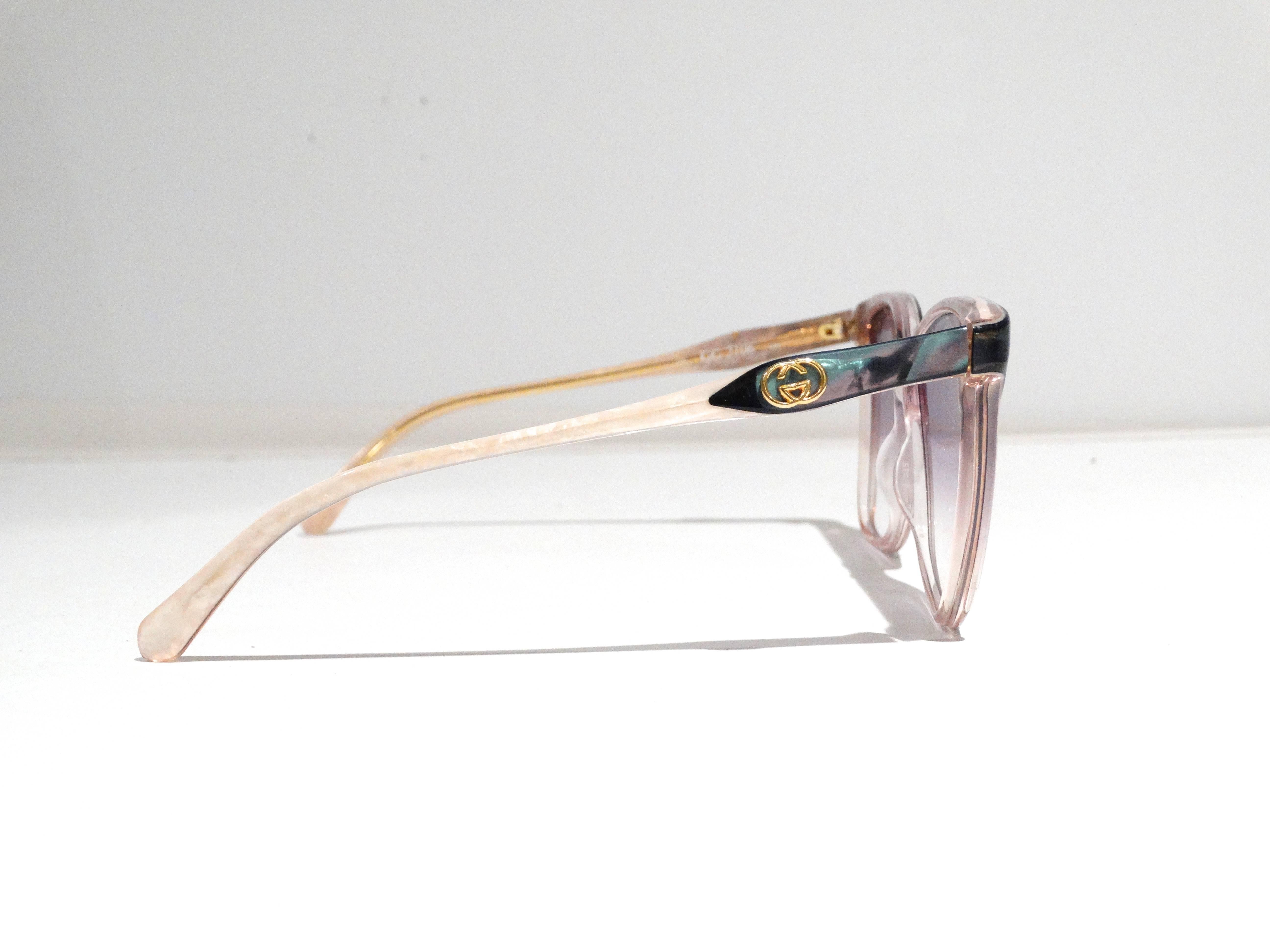 Women's Rare 1970s Mother of Pearl Gucci Sunglasses 