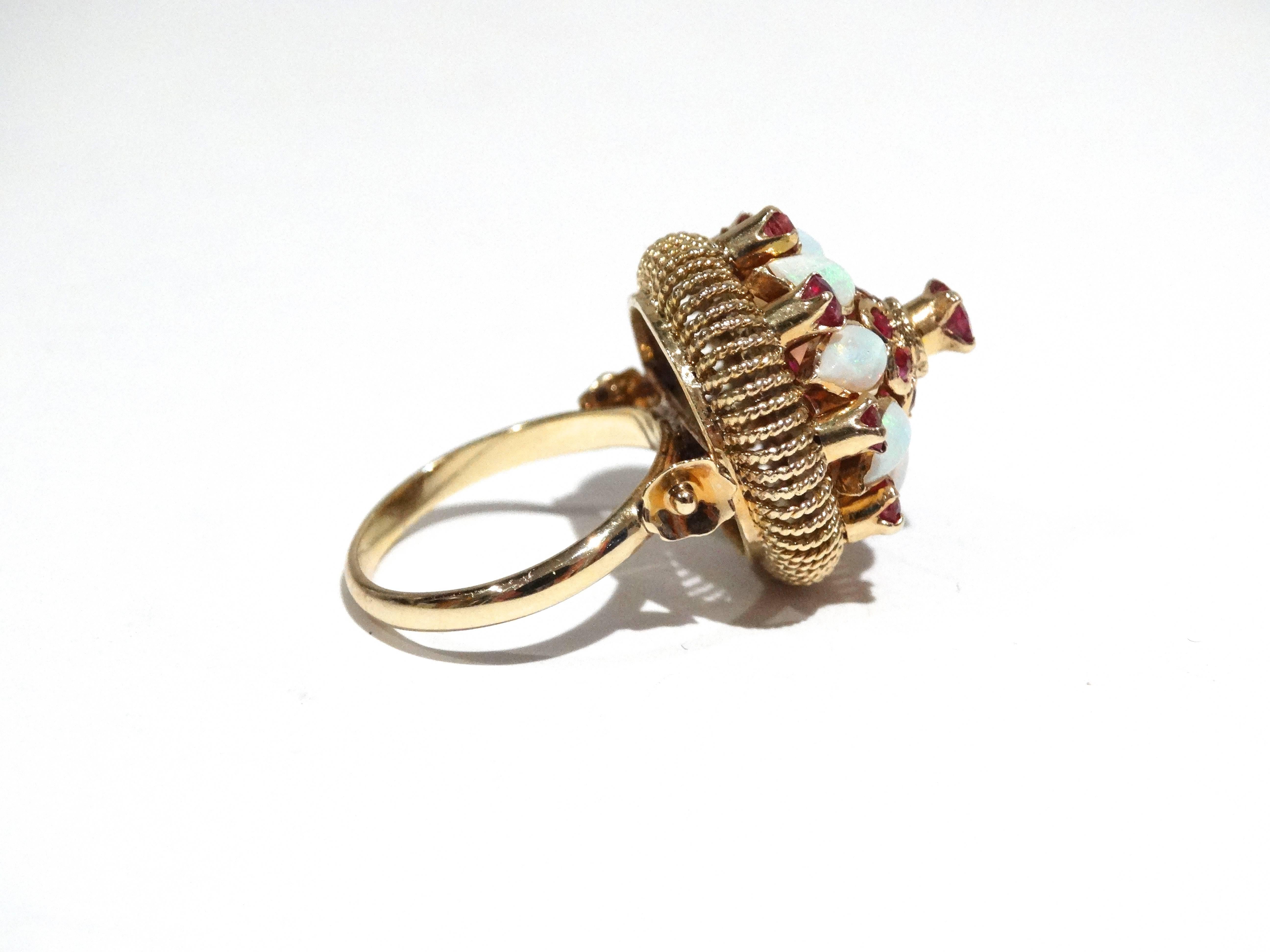 1970s Harem Princess Cocktail Ring 2