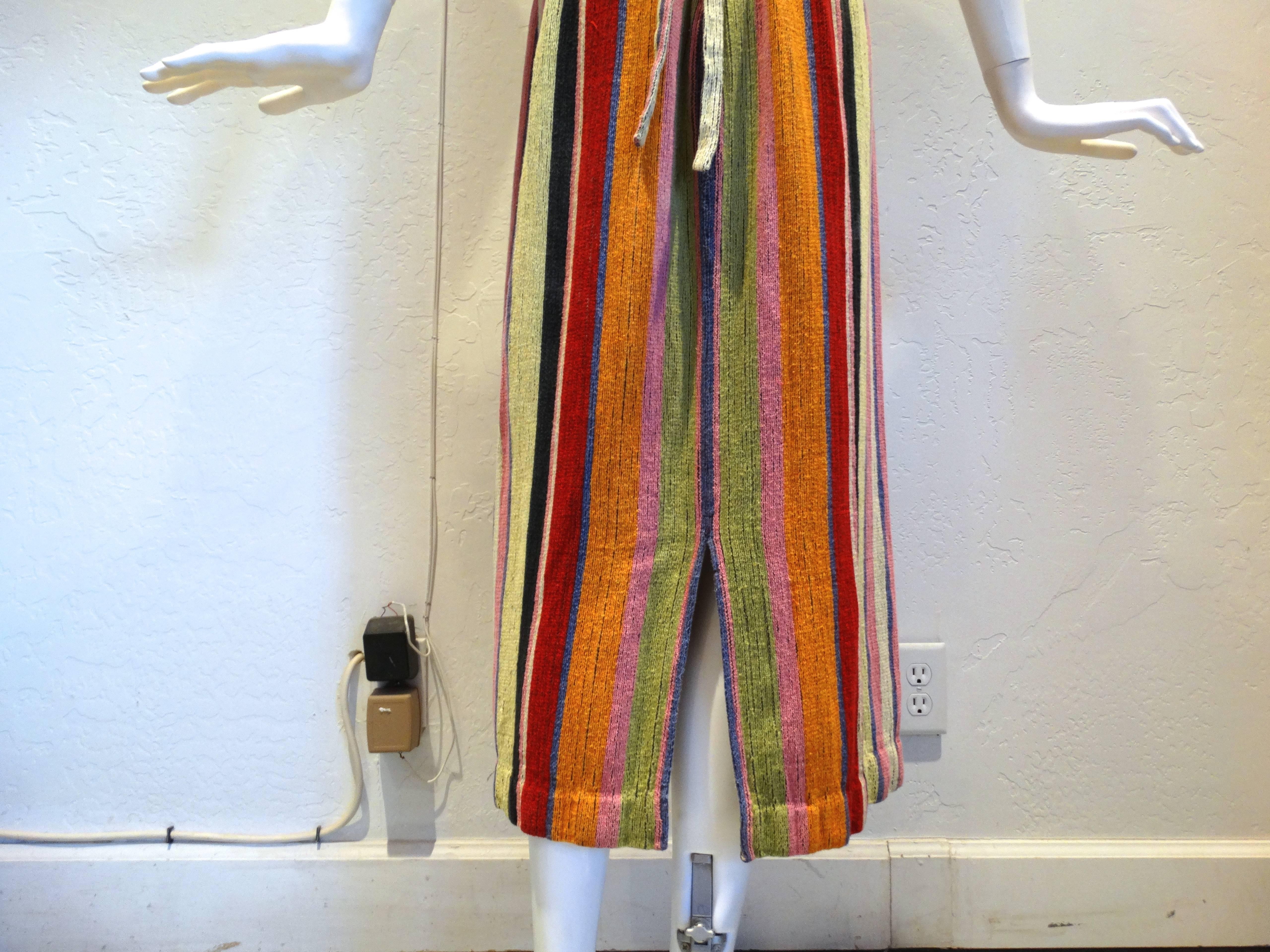 1970s Rikma Bohemian Dress w/ Wooden Macrame Waist 6